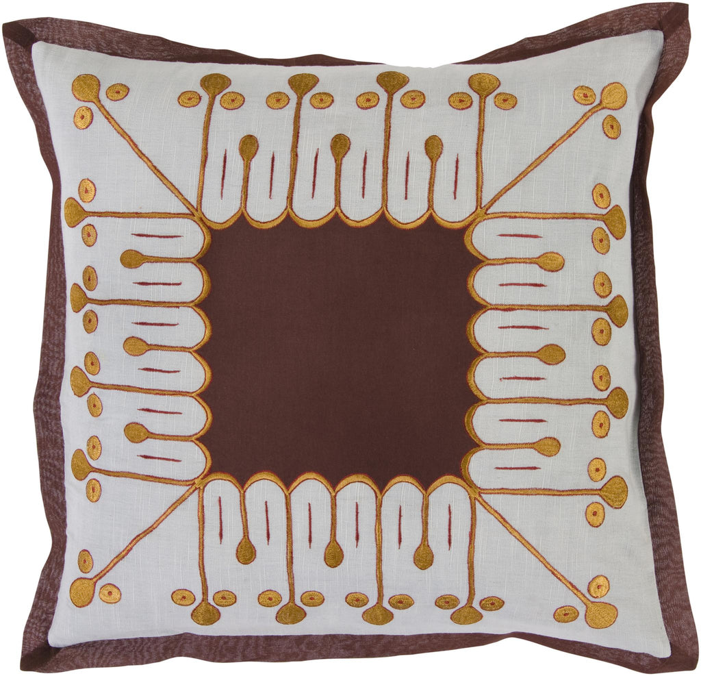 Surya Decorative Pillows SI-2014 18"L x 18"W Accent Pillow