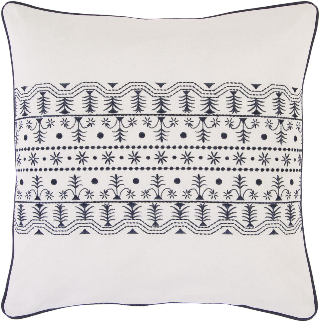 Surya Decorative Pillows SI-2019 18"L x 18"W Accent Pillow