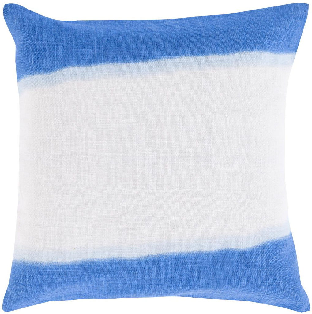 Surya Double Dip DD-002 Blue Light Blue 20"H x 20"W Pillow Cover