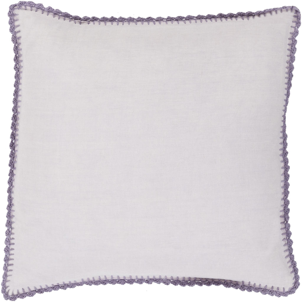 Surya Elsa EL-003 Lilac Purple 20"H x 20"W Pillow Cover