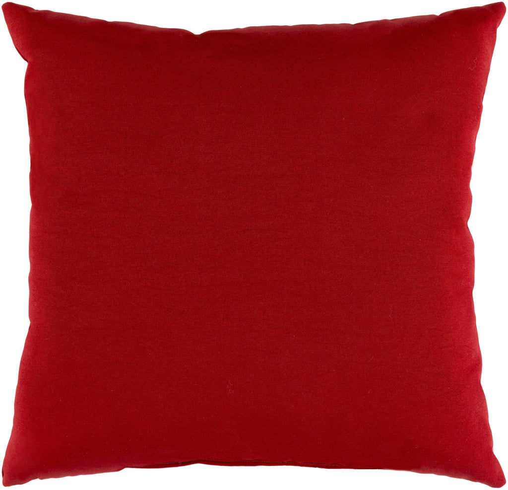 Surya Essien EI-006 Red 16"H x 16"W Pillow Cover