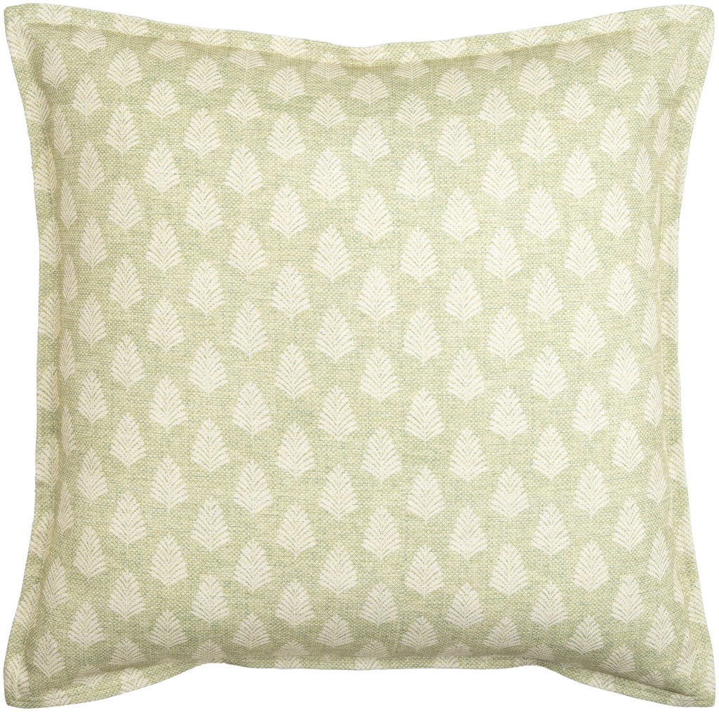 Surya Gardner GRR-002 Light Green Light Olive 18"H x 18"W Pillow Cover