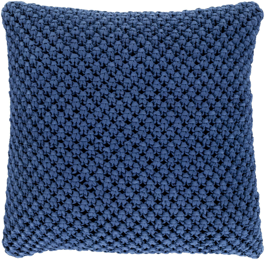 Surya Godavari GDA-004 Dark Blue 22"H x 22"W Pillow Cover