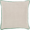 Surya Linen Piped Lp-002 Emerald Taupe 18