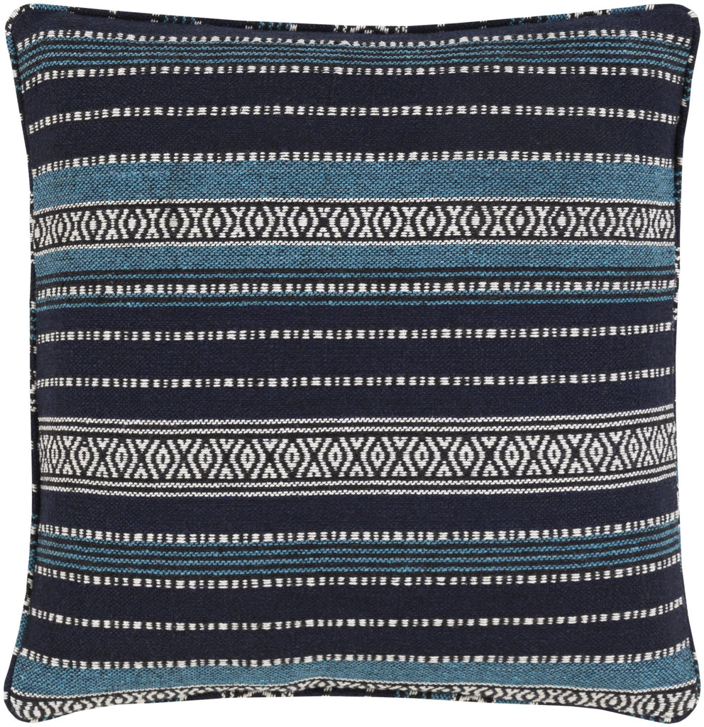 Surya Maya MYP-002 Aqua Dark Blue 20"H x 20"W Pillow Cover