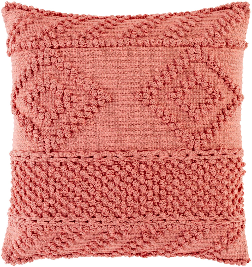 Surya Merdo MDO-008 Coral 18"H x 18"W Pillow Cover