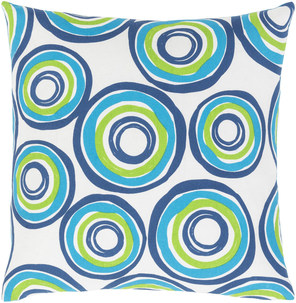 Surya Miranda MRA-005 Blue Green 20"H x 20"W Pillow Cover