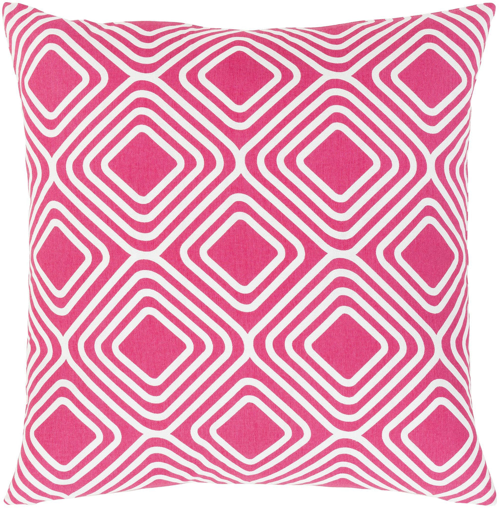 Surya Miranda MRA-006 Off-White Pink 18"H x 18"W Pillow Cover