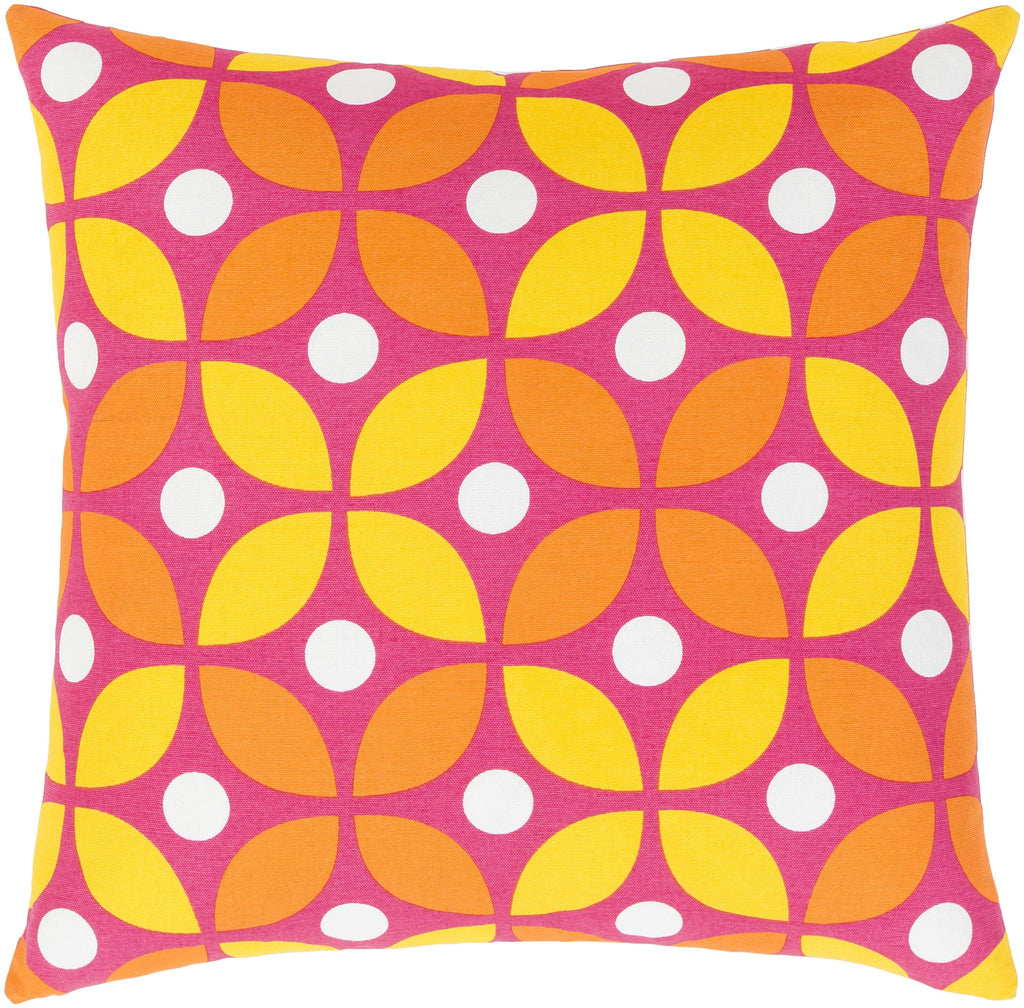 Surya Miranda MRA-014 Off-White Orange 20"H x 20"W Pillow Cover