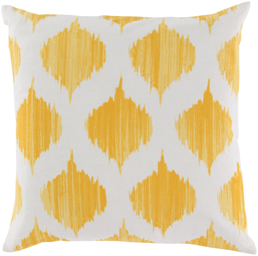 Surya Ogee SY-020 Light Beige Saffron 18"H x 18"W Pillow Cover