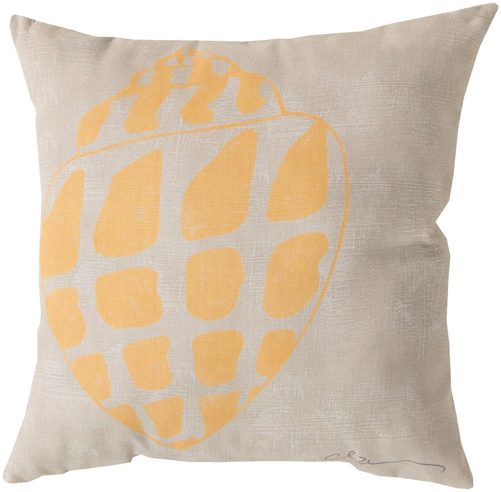 Surya Rain RG-016 Light Beige Yellow 20"H x 20"W Pillow Cover