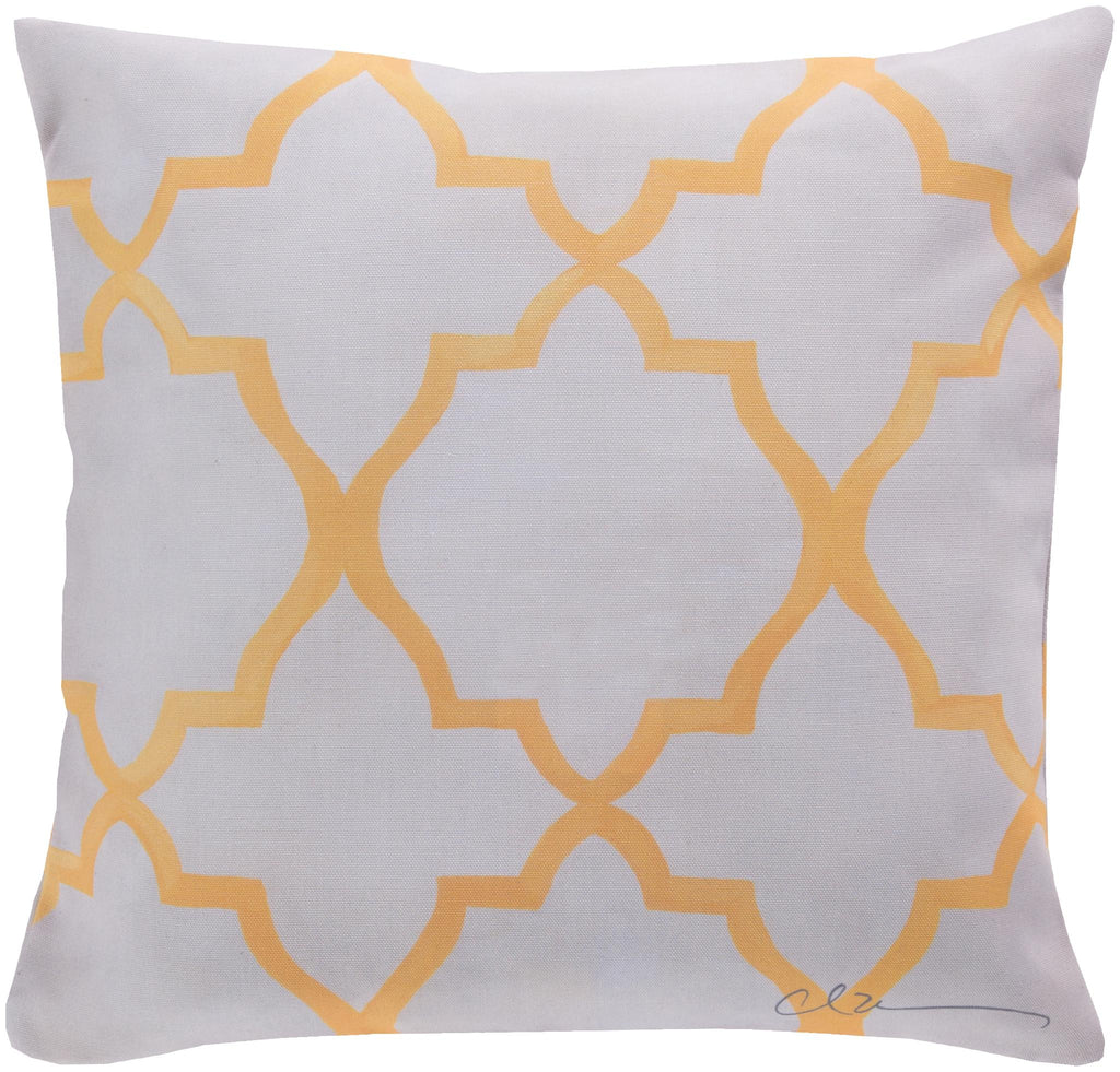 Surya Rain RG-032 Light Beige Yellow 20"H x 20"W Pillow Cover