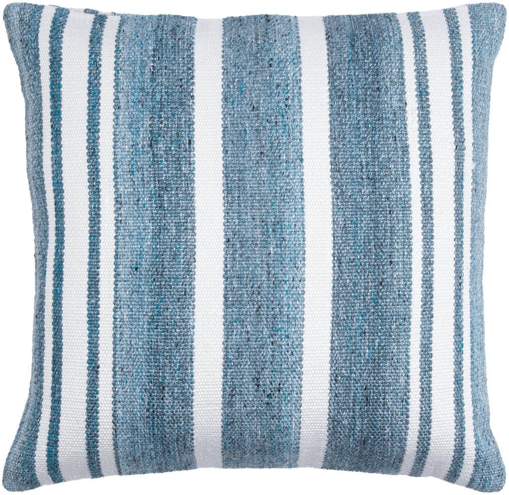 Surya Rayer RYE-001 Blue 18"H x 18"W Pillow Cover