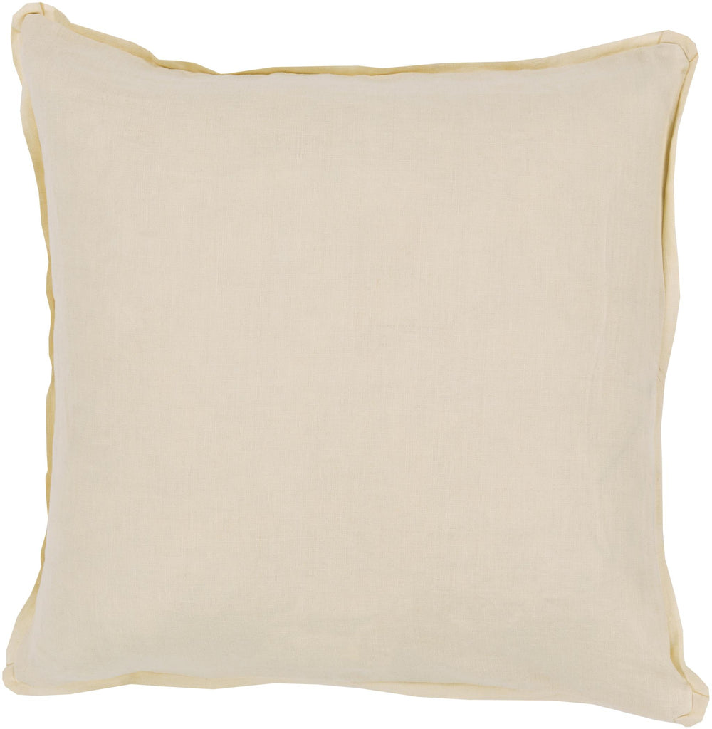 Surya Solid SL-005 Mustard 22"H x 22"W Pillow Kit