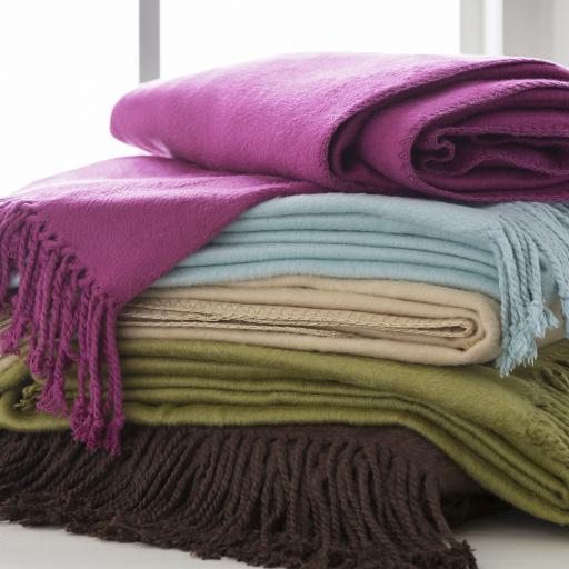 Surya Tian Tian TIA-1003 Mauve 50"W x 67"L Throw