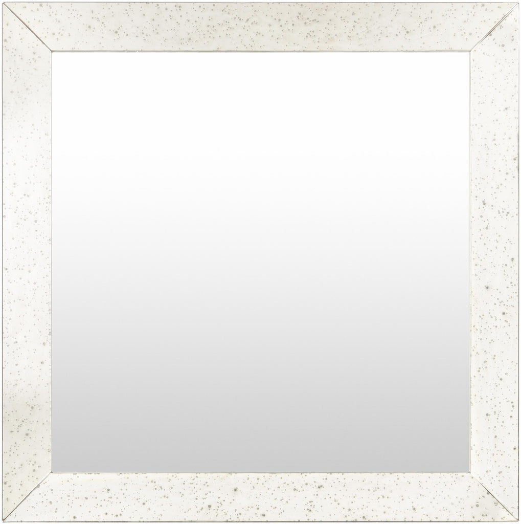 Surya Crystalline CYA-106 Metallic - Silver 18"H x 18"W x 0.2"D Mirror