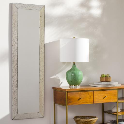 Surya Crystalline CYA-106 Metallic - Silver 24"H x 24"W x 0.2"D Mirror