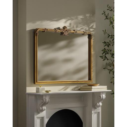 Surya Highclere HCL-001 Gold 30"H x 40"W x 2"D Mirror