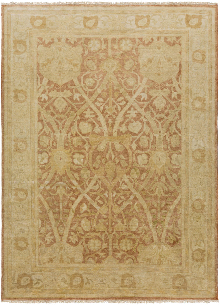 Surya Antique ATQ-1002 Brown Burnt Orange 2' x 3' Rug