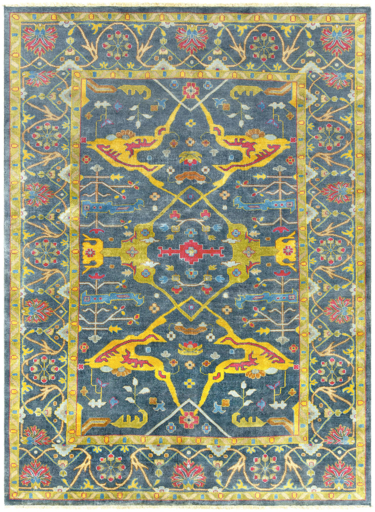 Surya Antique ATQ-1016 Beige Blue 2' x 3' Rug