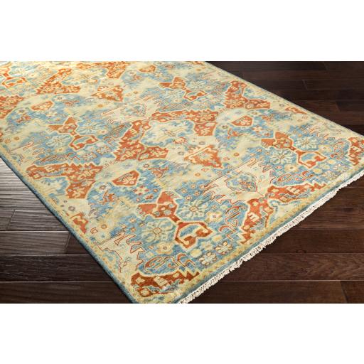 Surya Antolya ANT-9712 Blue Brick Red 2' x 3' Rug