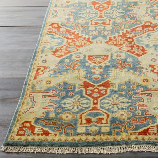 Surya Antolya ANT-9712 Blue Brick Red 3'9" x 5'9" Rug