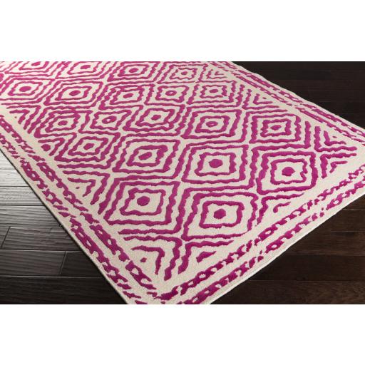 Surya Atlas ATS-1005 Fuchsia Light Beige 2' x 3' Rug