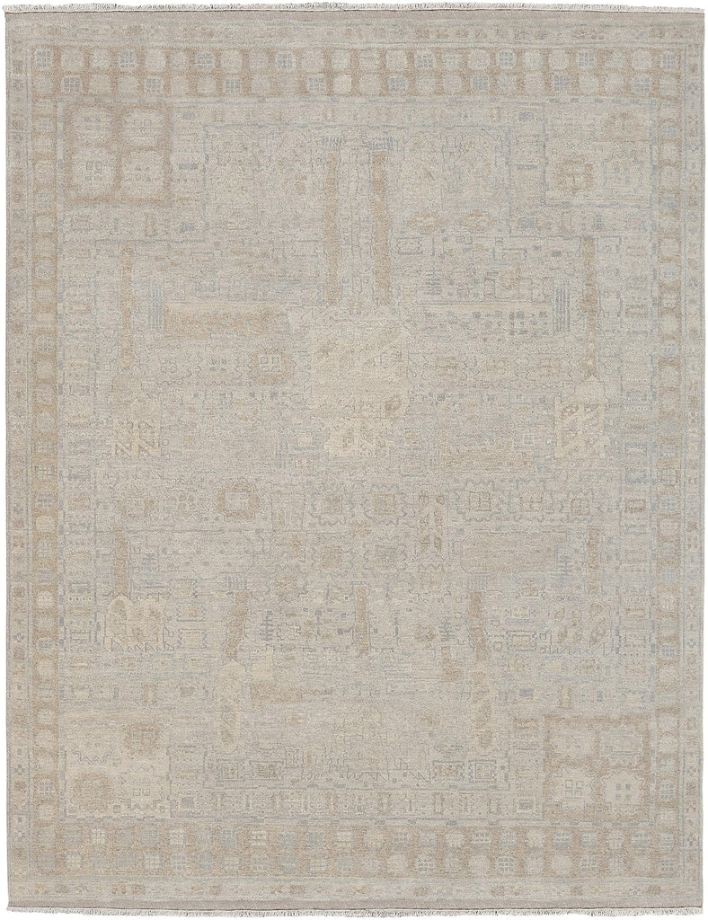 Surya Bala BAA-5002 Ivory Medium Brown 8' x 10' Rug