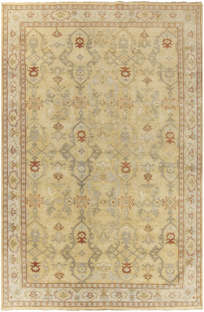 Surya Castle CSL-6000 Beige Burnt Orange 2' x 3' Rug