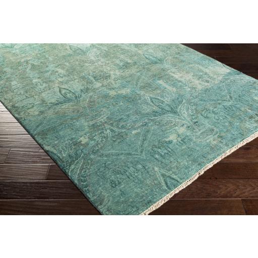 Surya Cheshire CSH-6003 Aqua Deep Teal 2' x 3' Rug