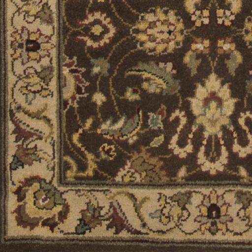 Surya Dinar DIN-1590 Dark Brown Light Brown 2' x 3' Rug