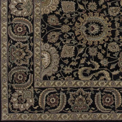 Surya Dinar DIN-1592 Black Brown 2' x 3' Rug