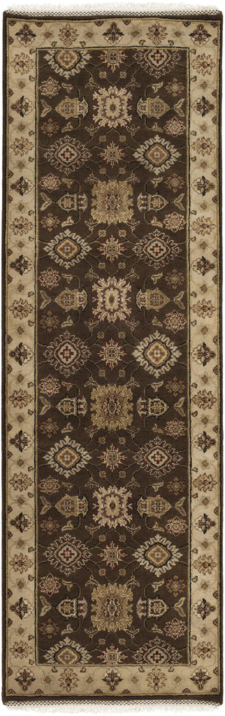 Surya Dinar DIN-1595 Dark Brown Ivory 2' x 3' Rug