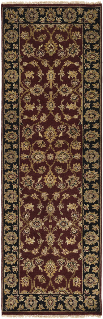 Surya Dinar DIN-1597 Black Dark Brown 8' x 10' Rug