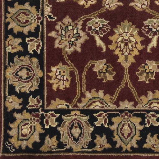 Surya Dinar DIN-1597 Black Dark Brown 8' x 10' Rug