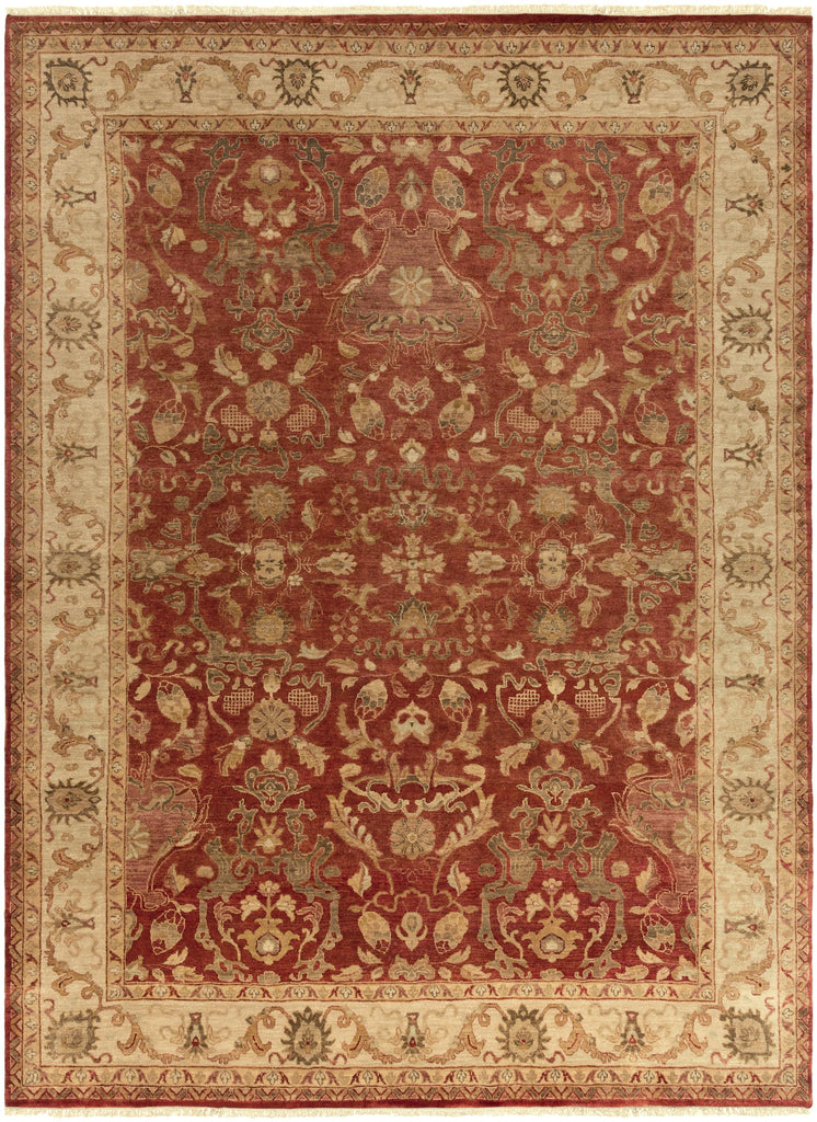 Surya Empress EMS-7002 Beige Burgundy 2' x 3' Rug