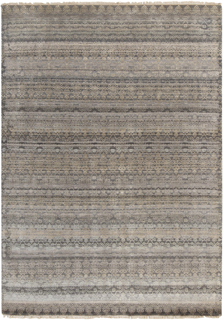 Surya Masha MSH-4002 Charcoal Dusty Sage 2' x 3' Rug