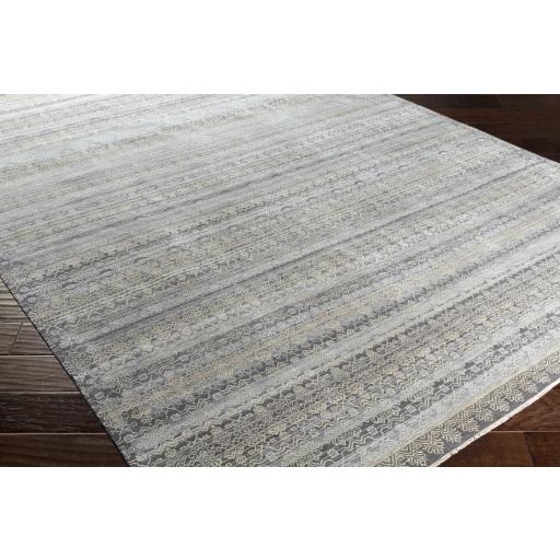 Surya Masha MSH-4002 Charcoal Dusty Sage 2' x 3' Rug