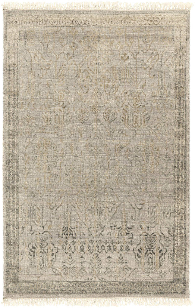 Surya Masha MSH-4003 Dark Brown Dusty Sage 2' x 3' Rug