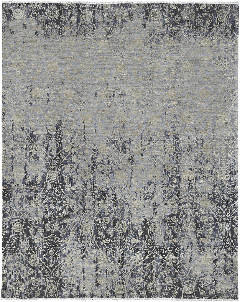 Surya Masha MSH-4005 Black Medium Gray 2' x 3' Rug