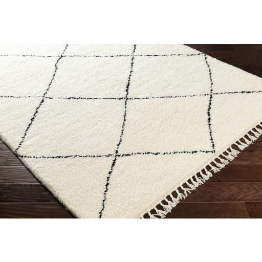 Surya Meknes MEK-1000 Black Cream 2' x 3' Rug