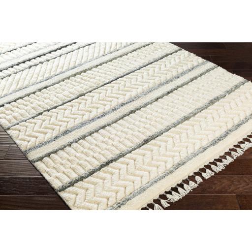 Surya Meknes MEK-1001 Charcoal Cream 2' x 3' Rug