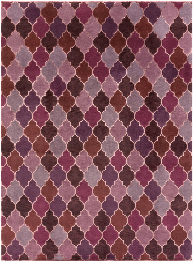 Surya Mugal IN-8614 Brick Red Dark Plum 2' x 3' Rug