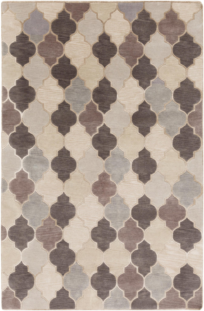 Surya Mugal IN-8616 Charcoal Light Brown 2' x 3' Rug