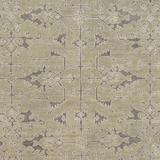 Surya Opulent OPE-6001 Charcoal Dusty Sage 2' x 3' Rug