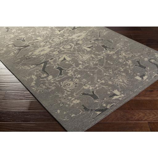 Surya Opulent OPE-6004 Black Charcoal 2' x 3' Rug