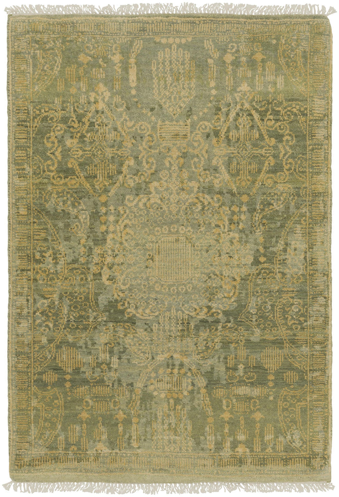 Surya Palace PLC-1000 Medium Green Mustard 2' x 3' Rug