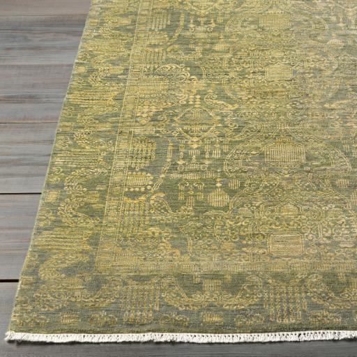 Surya Palace PLC-1000 Medium Green Mustard 2' x 3' Rug