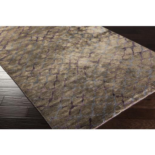 Surya Platinum PLAT-9020 Dusty Sage Gray 2'6" x 8' Rug