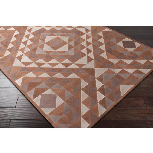 Surya Ranch RNC-1000 Charcoal Medium Brown 2'6" x 8' Rug